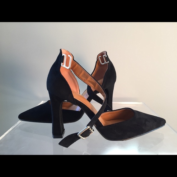 Black Suede Heels - Picture 8 of 14